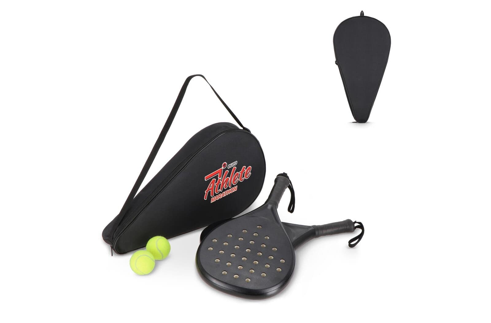 Recreatieve padelracket- en ballenset voor 2
