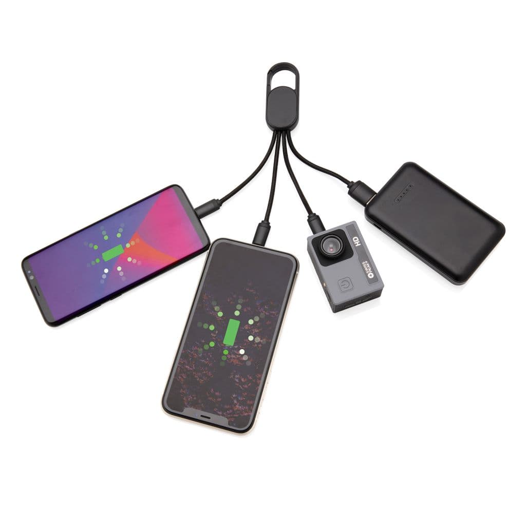 4-in-1 kabel met karabijnhaak thumbnail 3