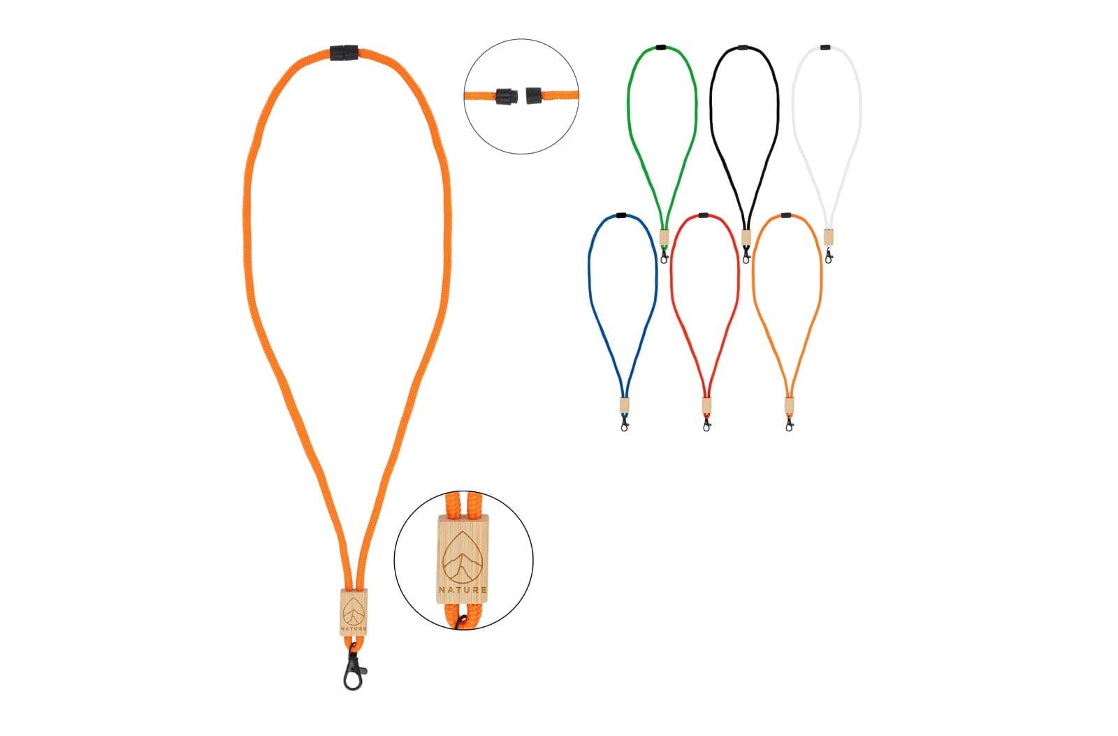 R-PET paracord lanyard 1