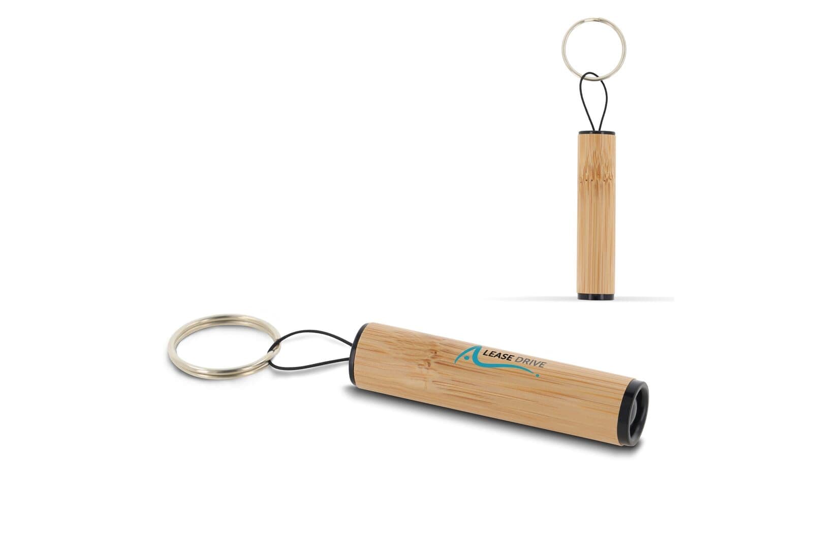 Zaklamp sleutelhanger bamboe 1