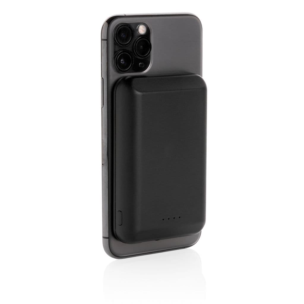 Magnetische 5000 mAh 5W draadloze powerbank thumbnail 2