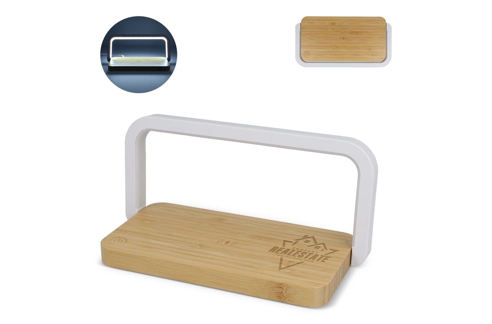 15W Draadloze Oplader met Dimbare LED Lamp 1