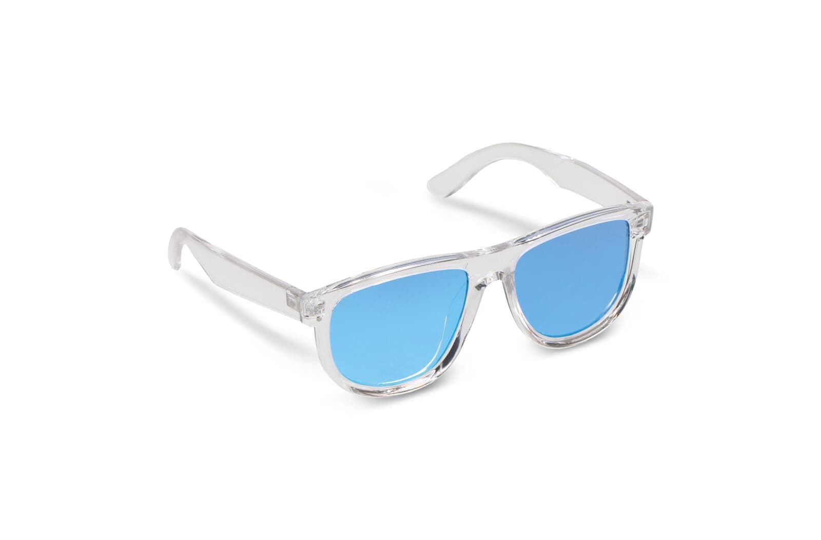 Transparant / Blauw
