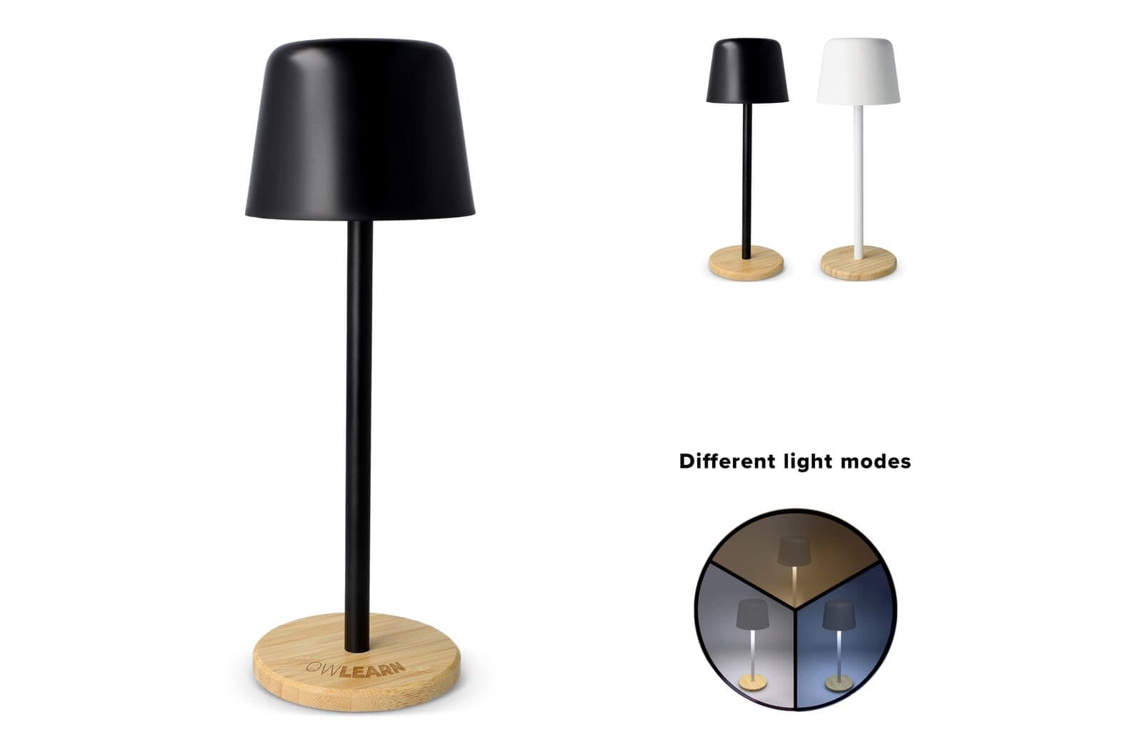 Solis Dimbare Tafellamp met Bamboe basis 1