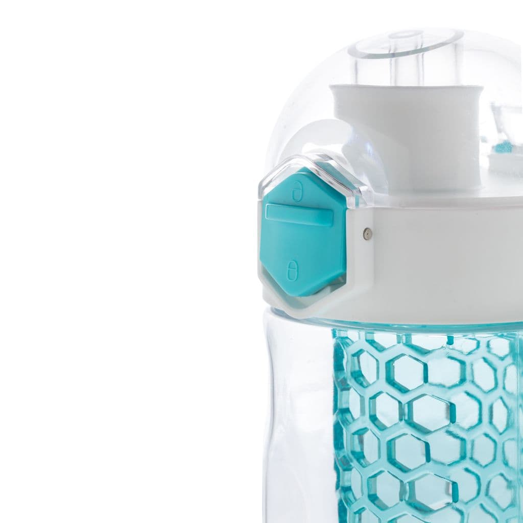 Honeycomb afsluitbare lekvrije waterfles met infuser thumbnail 5