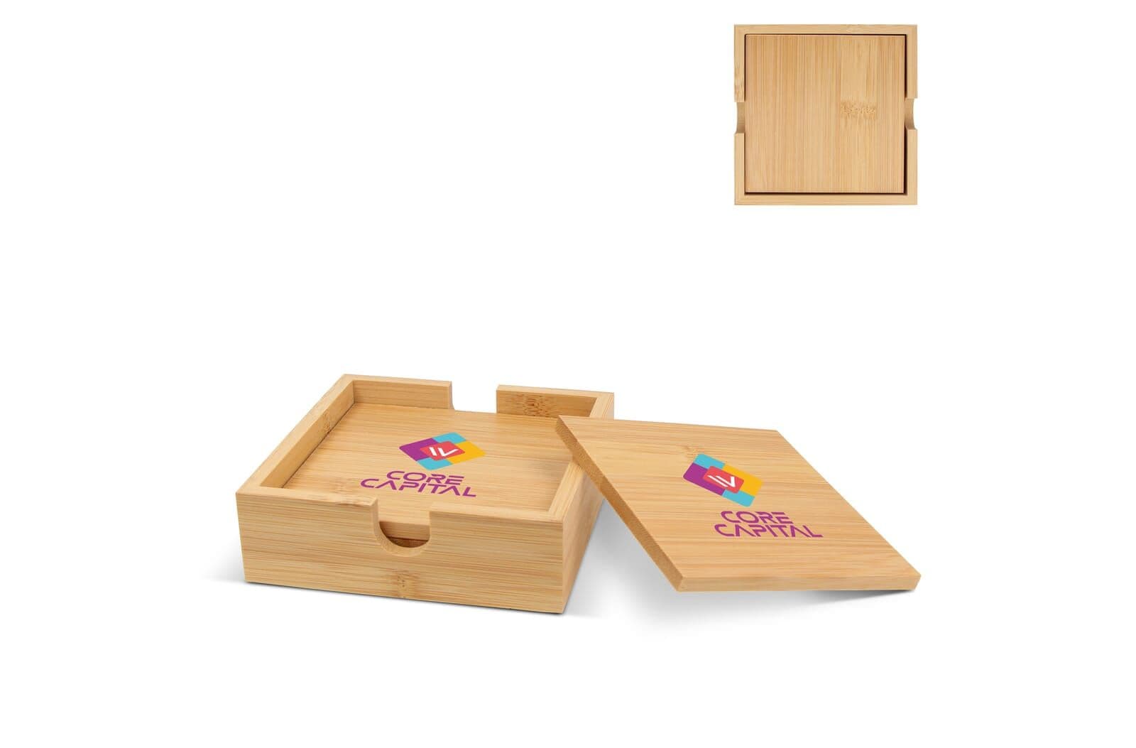 Bamboe onderzetterset (4 stuks) 1
