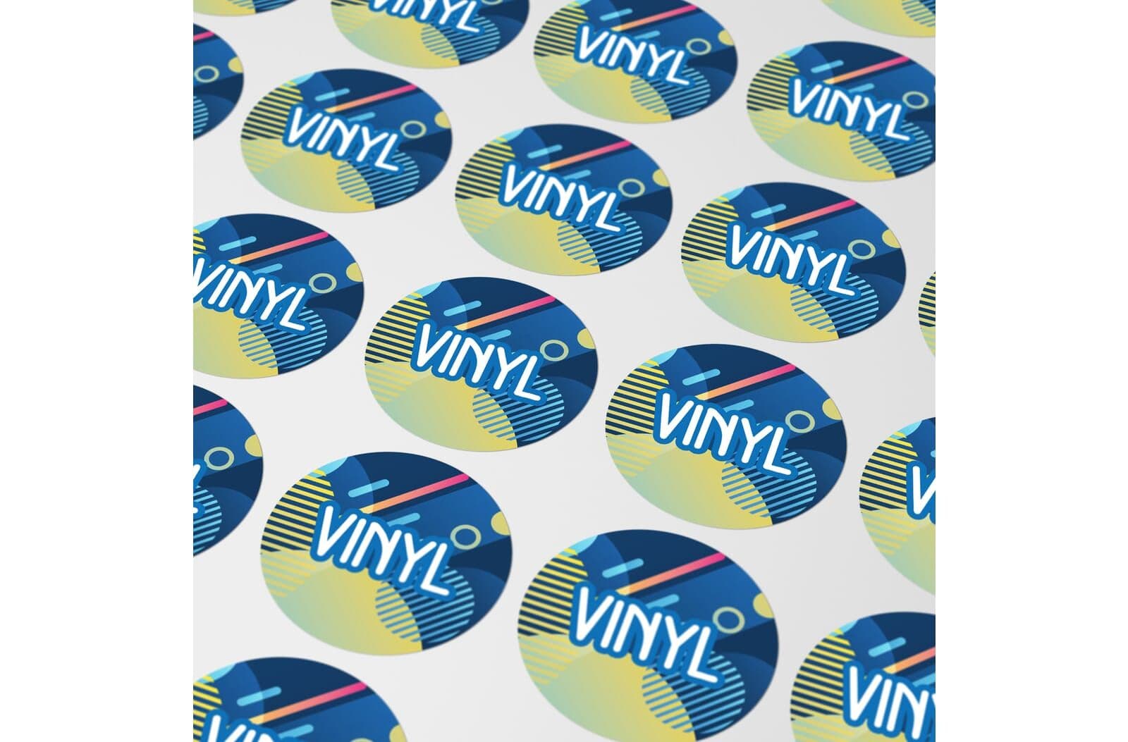 Vinyl Sticker Rond Ø 10 mm 1