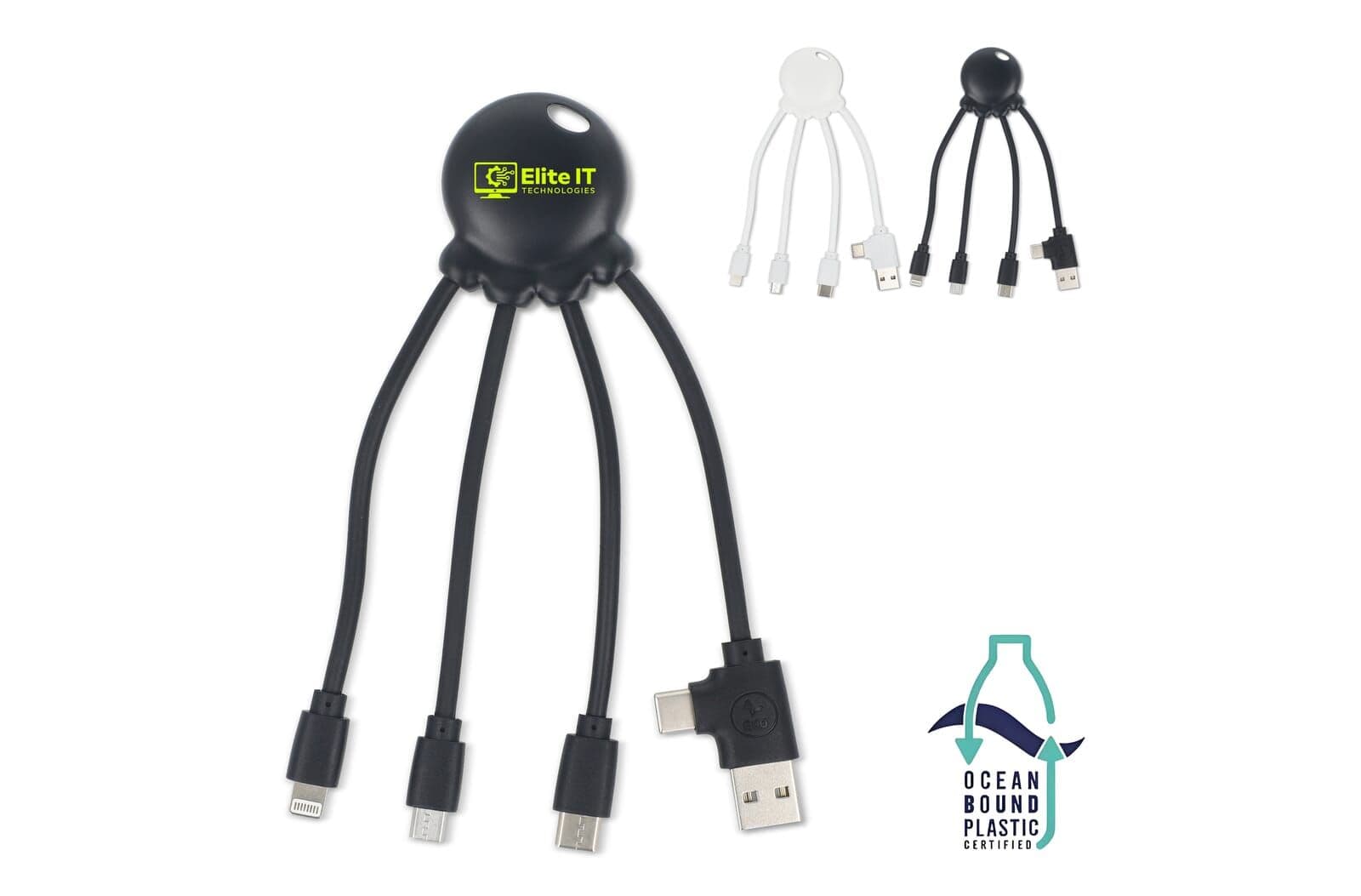 4009| Xoopar Eco Octopus Oplaadkabel Ocean Bound Plastic 1