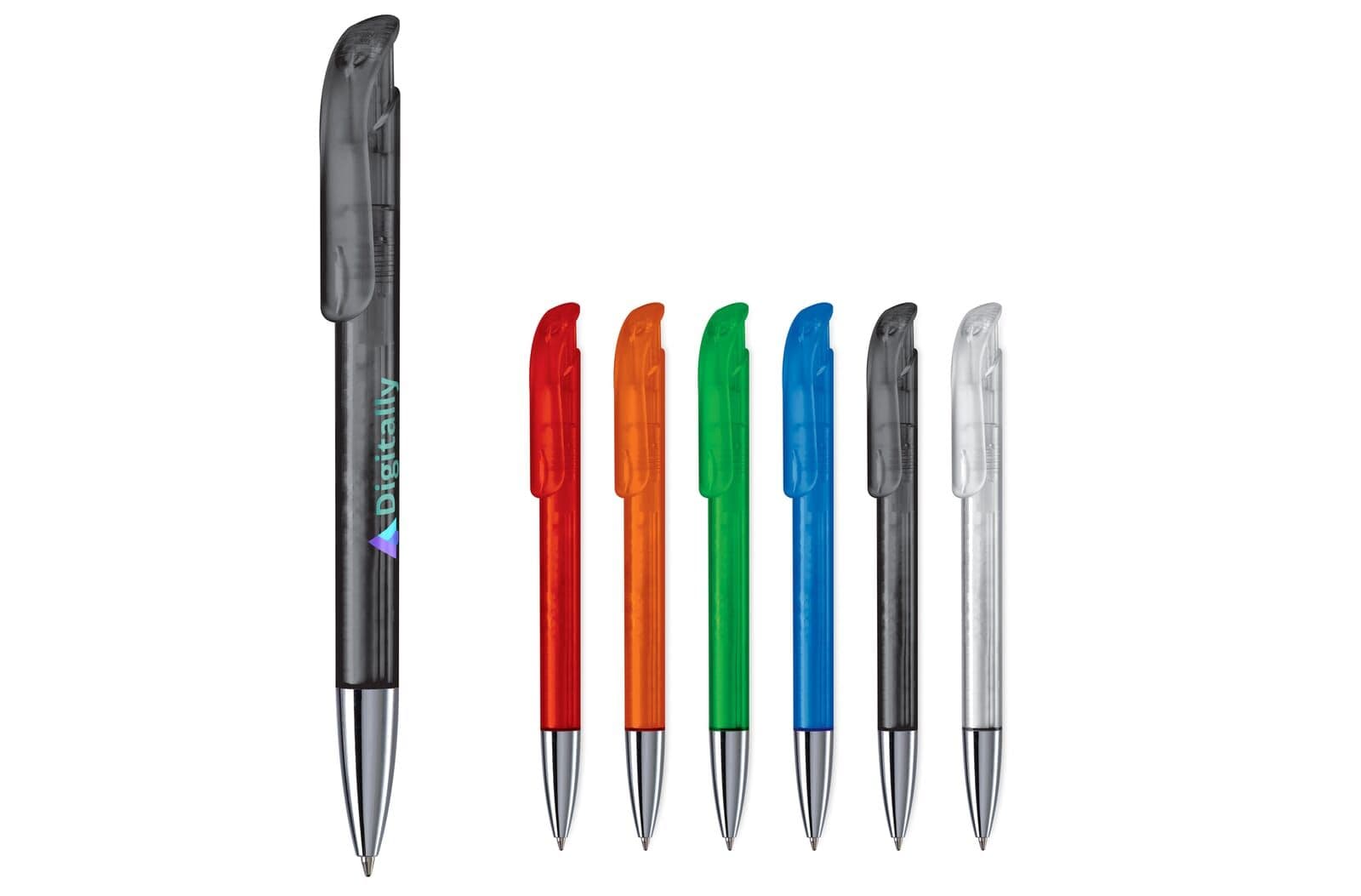Balpen Atlas transparant metalen tip 1