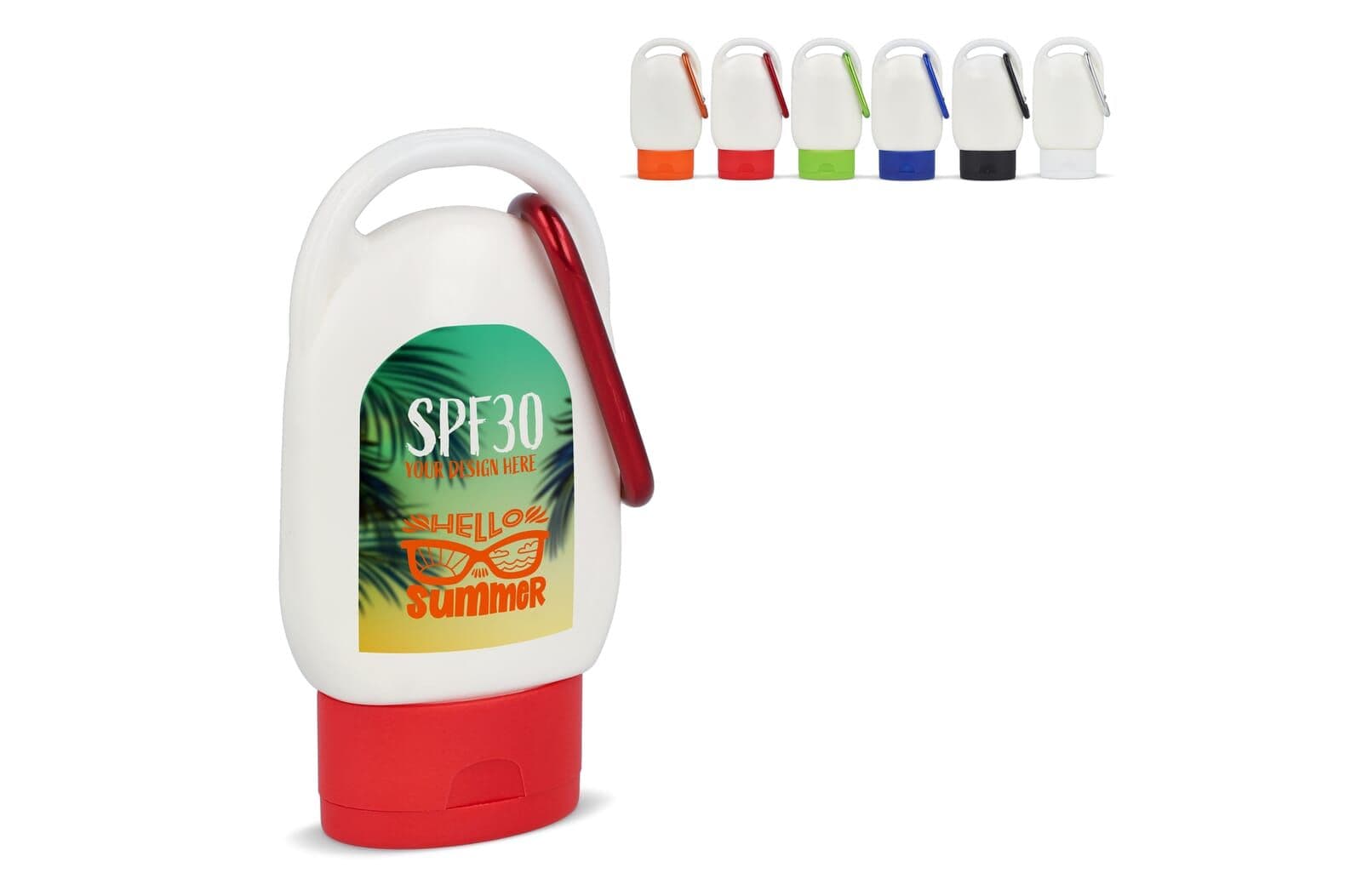 Zonnebrandlotion met Karabijnhaak SPF30 Gerecycled Materiaal 1