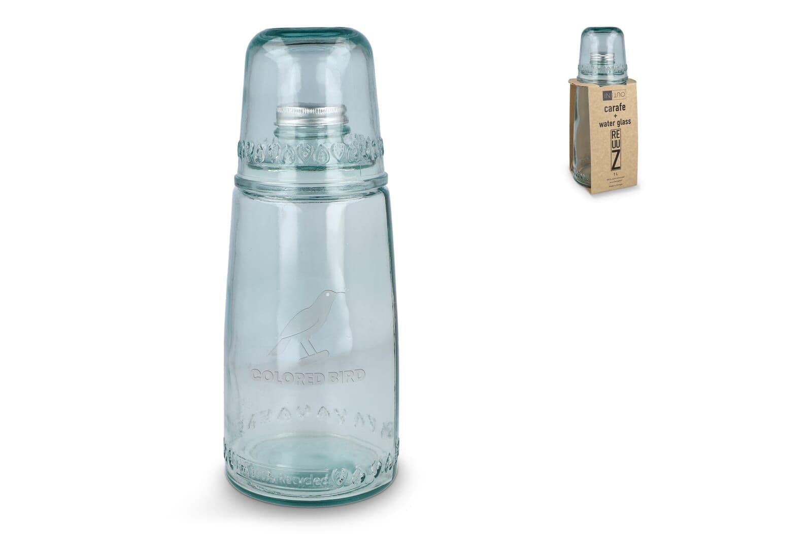 InSideOut Recycled Glass Drinking Set ReuuZ 1L 1