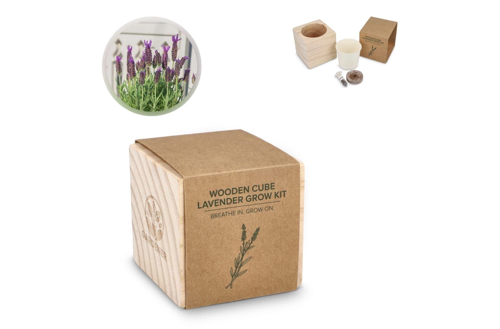 FSC Houten Plantenbak Set - Lavendel 1