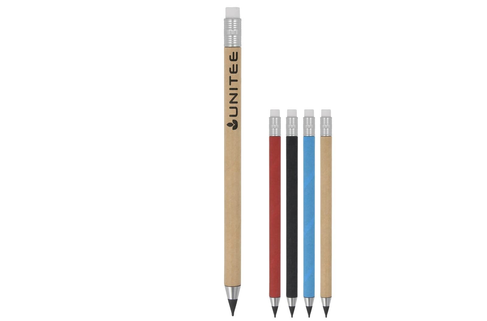 Inktloze papierpen met gum 1
