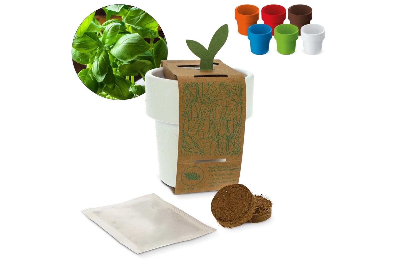 Hot-but-cool beker met basilicum zaadjes 1
