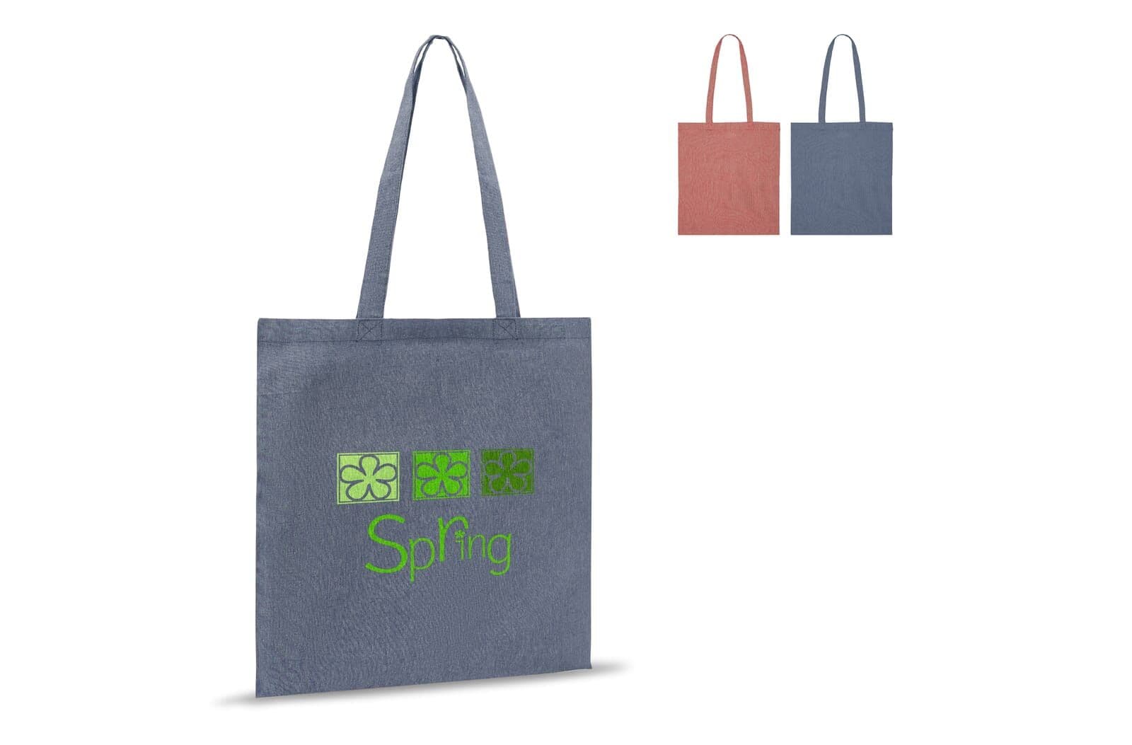 Schoudertas gerecycled katoen 140g/m² 38x42cm 1