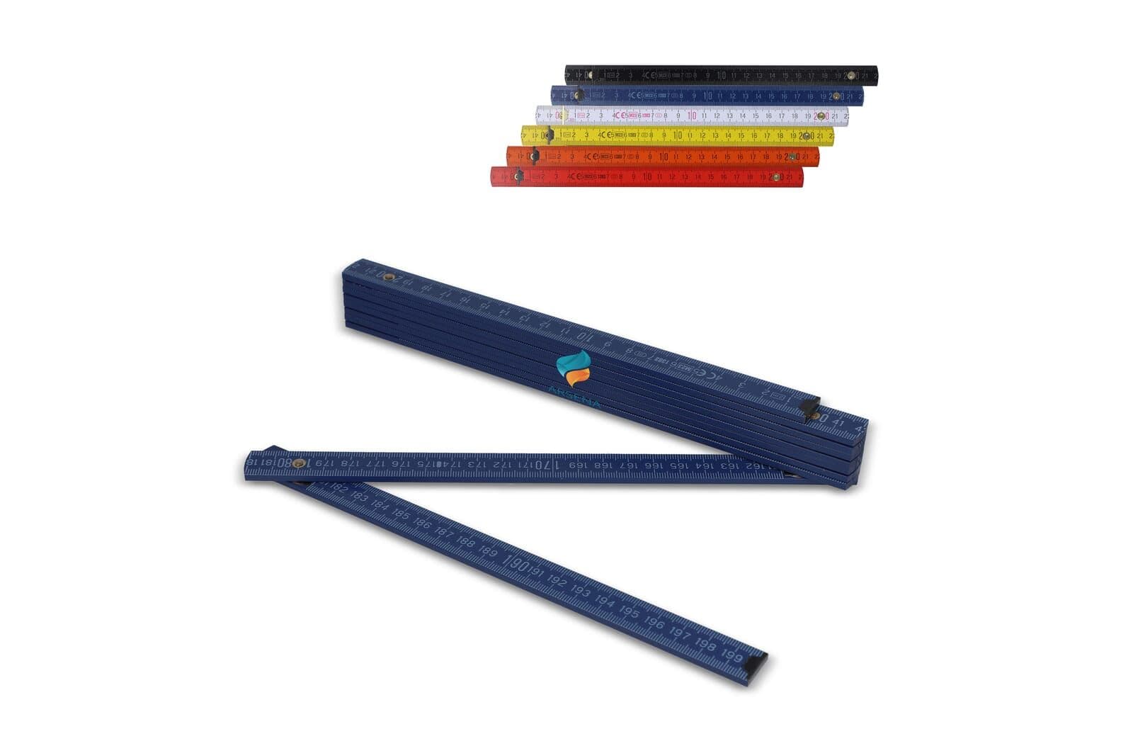 Duimstok hout 2m premium gekleurd 1