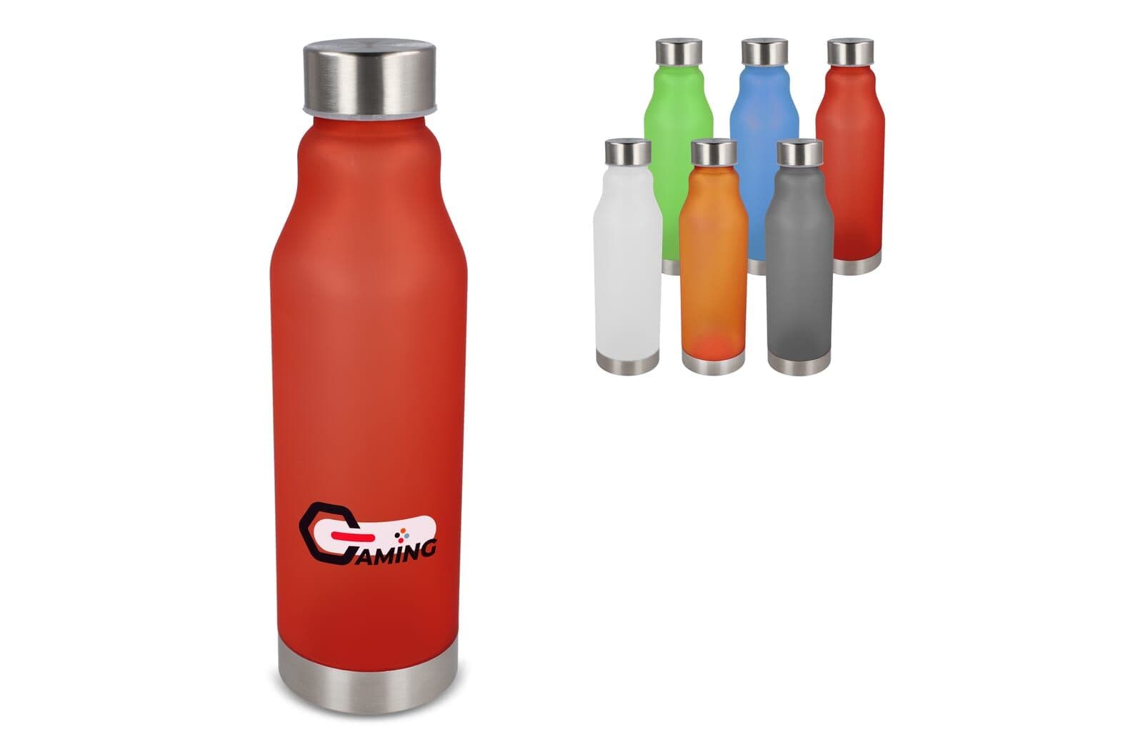 R-PET fles mat 600ml 1