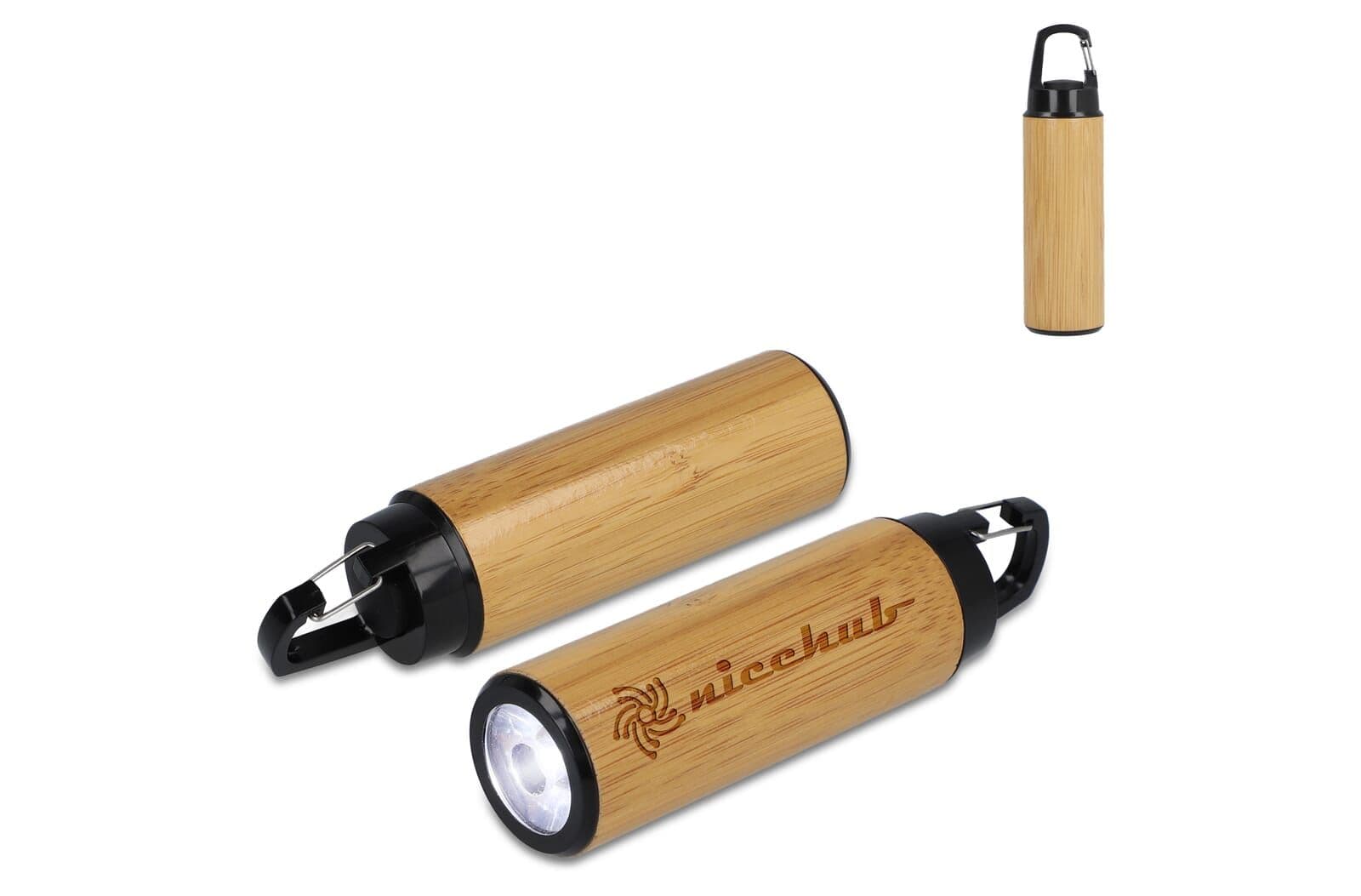 Bamboe zaklamp met clip 1