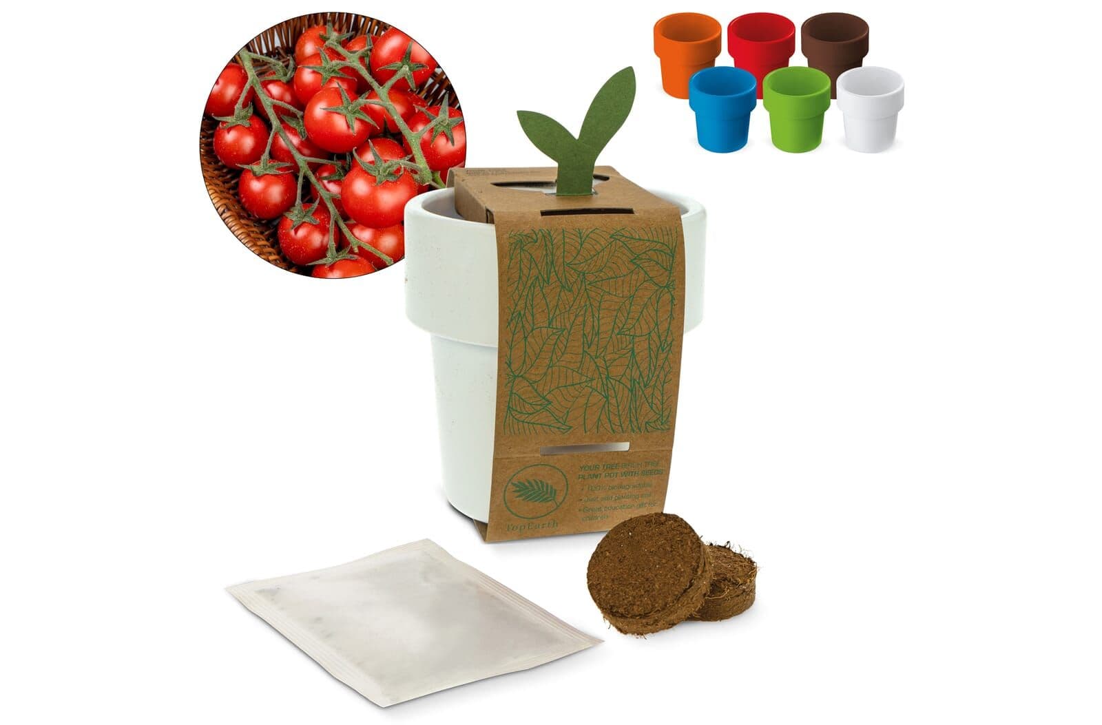 Hot-but-cool beker met kerstomaten zaadjes 1
