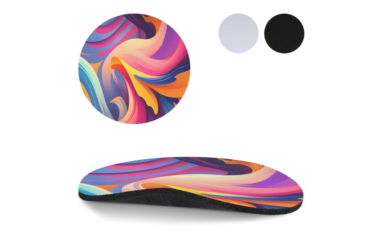 Ronde onderzetter sublimatie 1