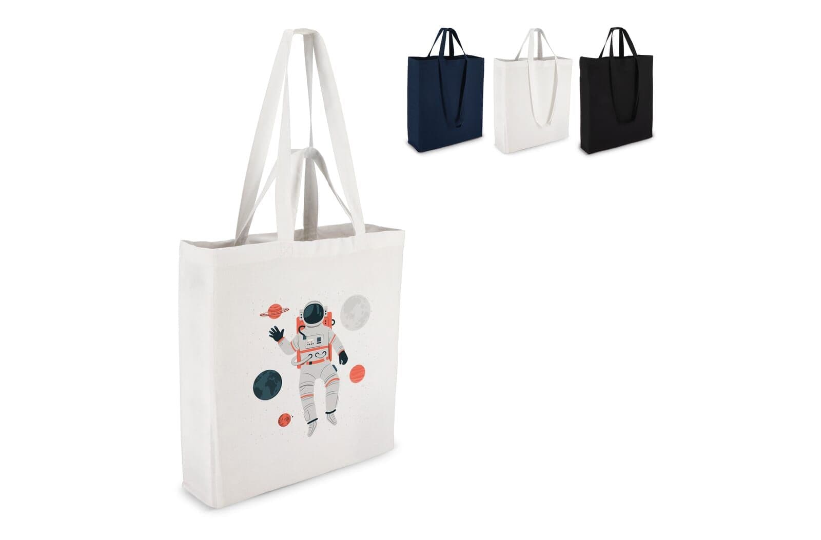 Katoen Tote OEKO-TEX® 38 x 10 x 42cm 140g/m² 1