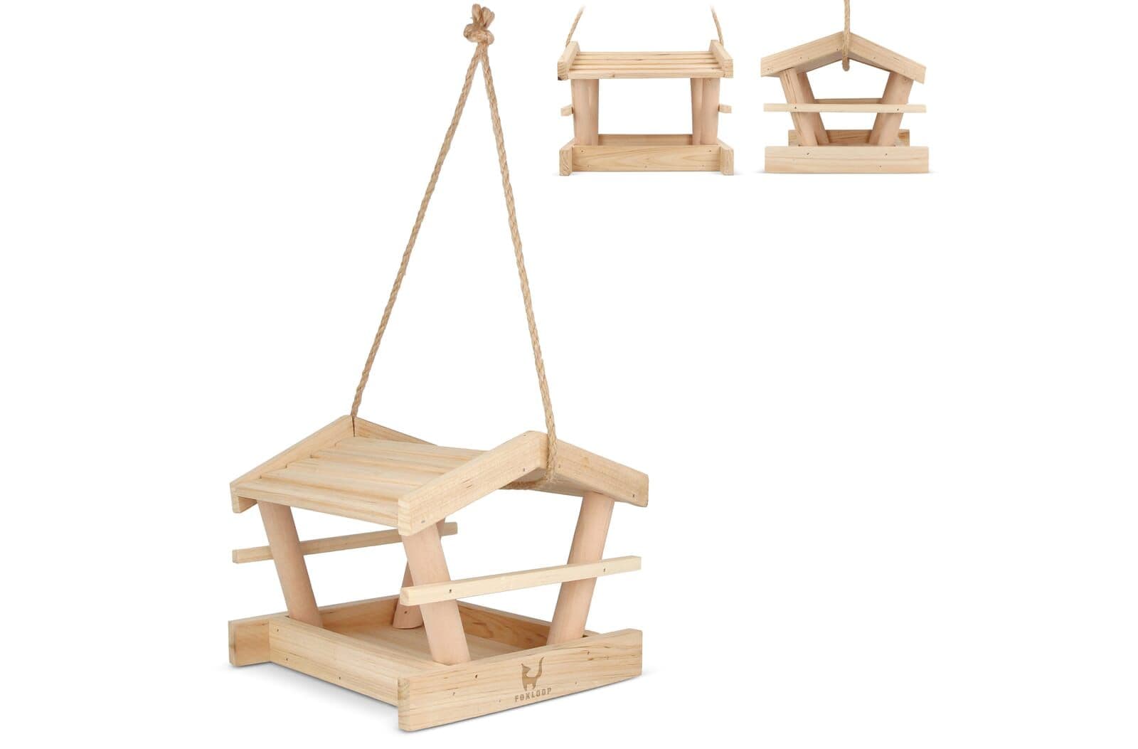 Houten Vogelvoederhuisje FSC 1