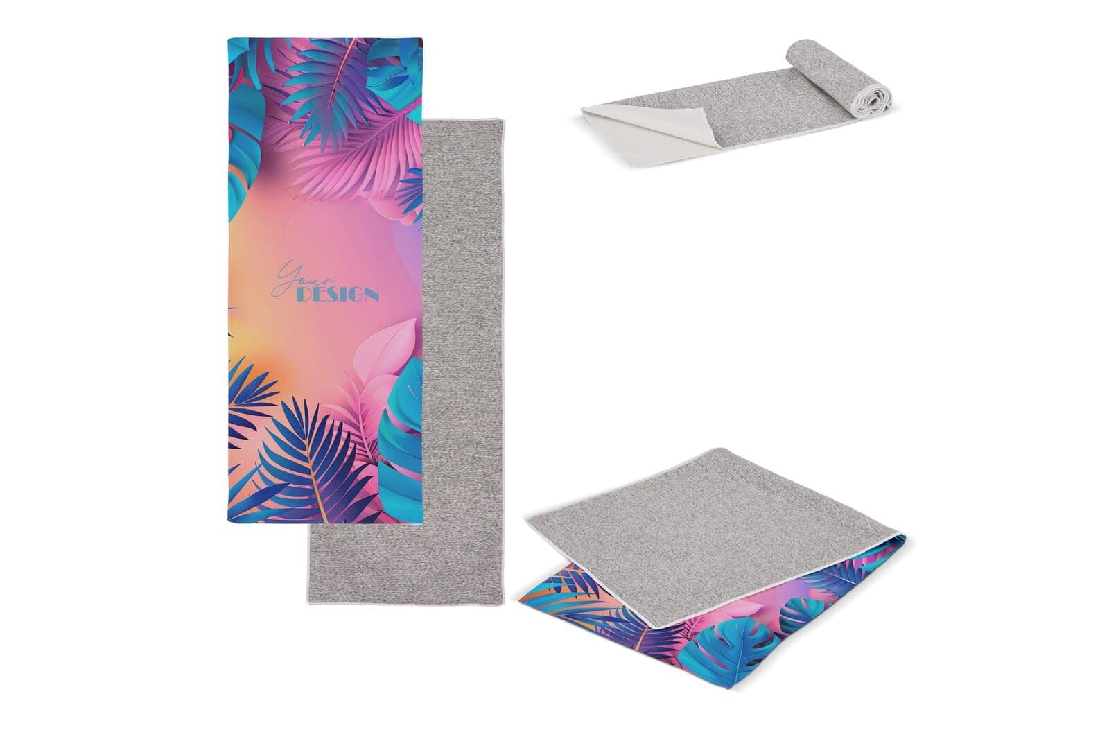 Sneldrogende handdoek R-PET 30 x 80 cm sublimatie 1