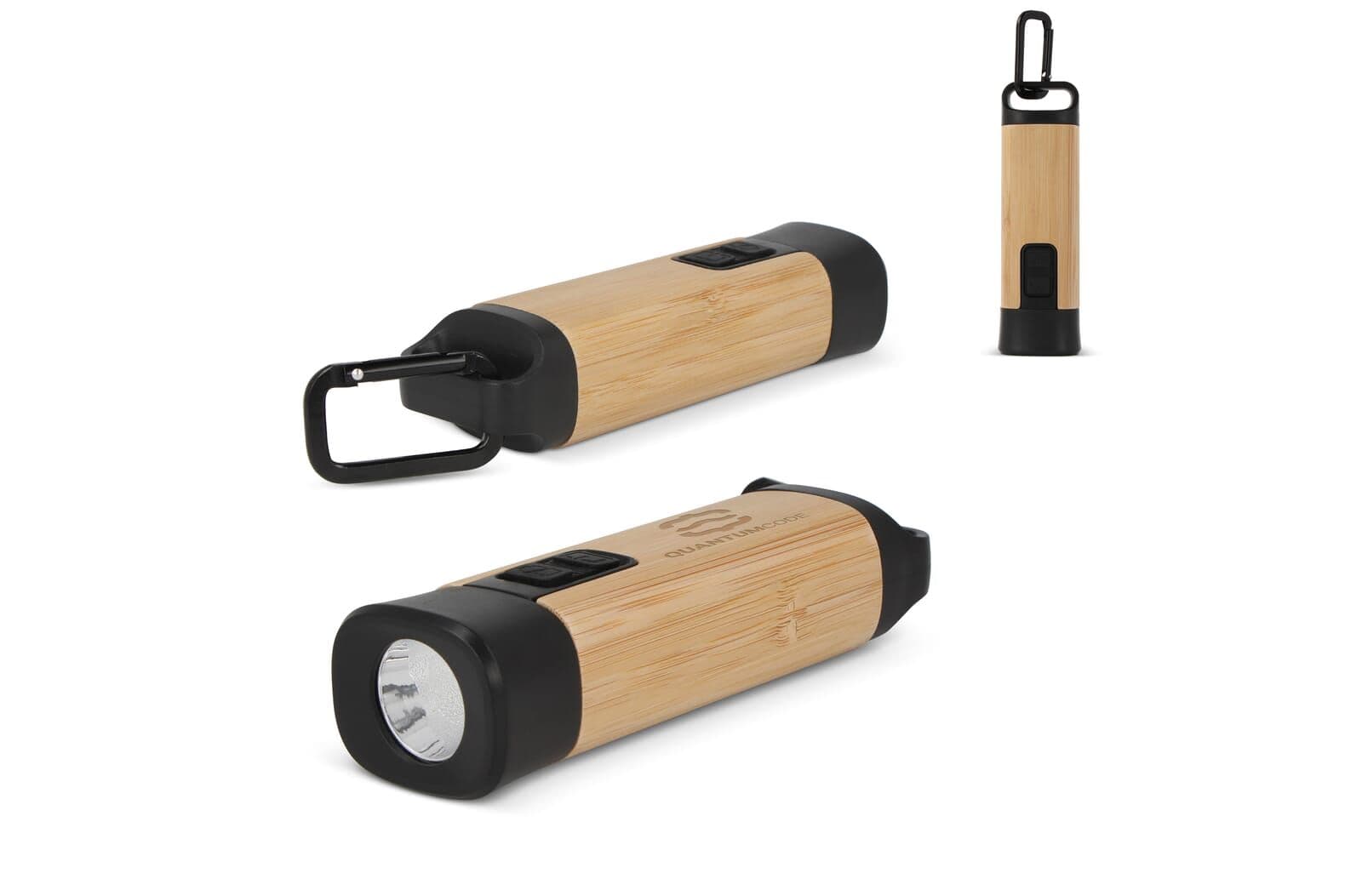 Oplaadbare R-ABS & Bamboe zaklamp 1