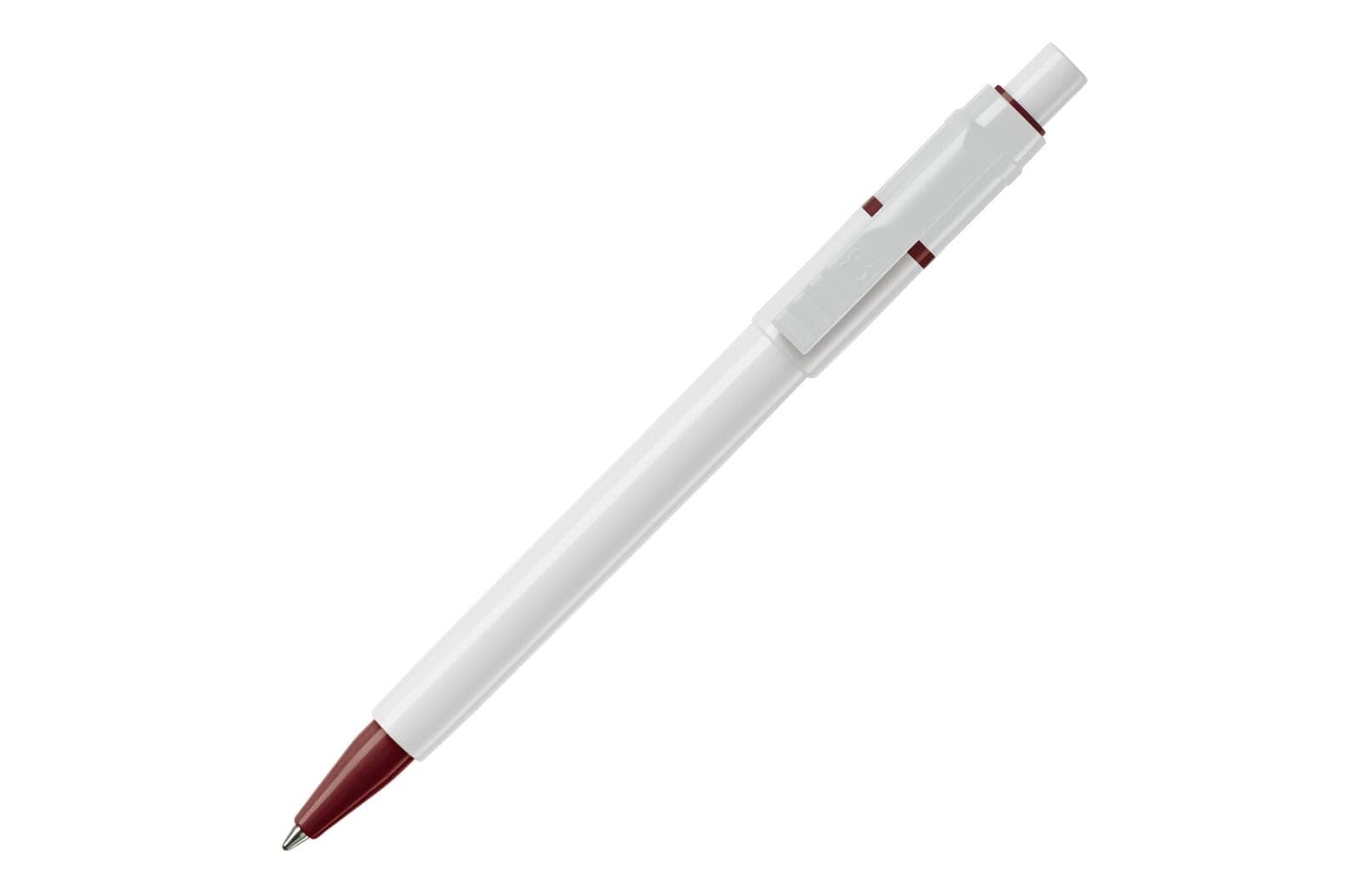 Wit / Donker Rood
