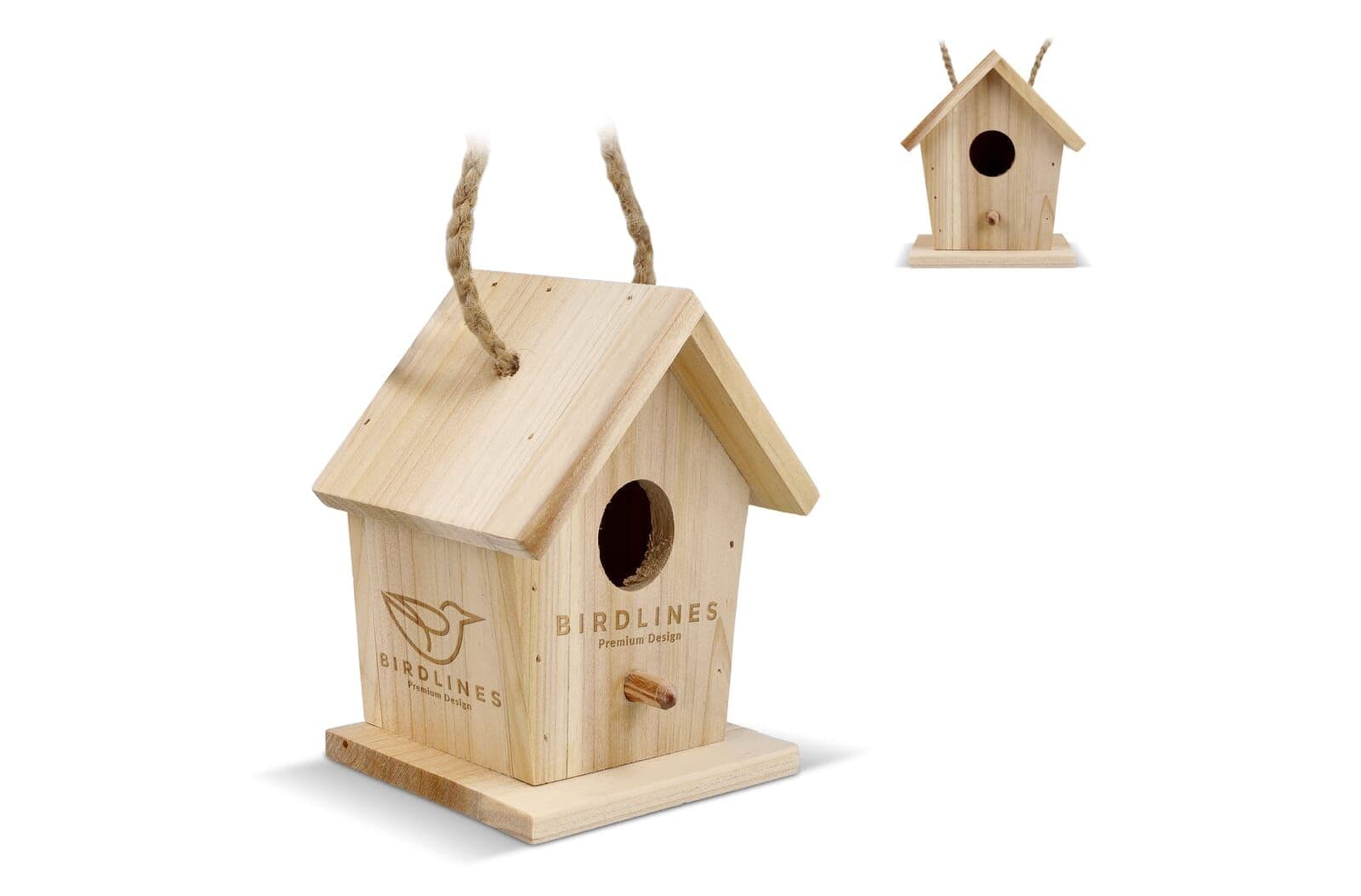 Klein vogelhuisje van FSC-hout 1