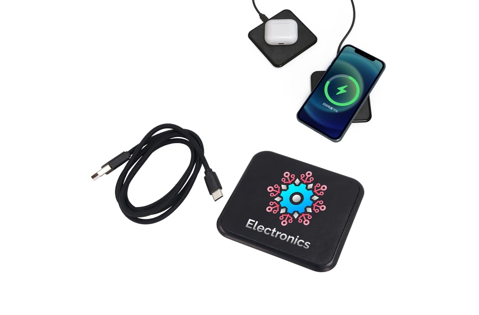 2259 | Xoopar Iné Wireless Fast Charger - Recycled Leather 15W 1