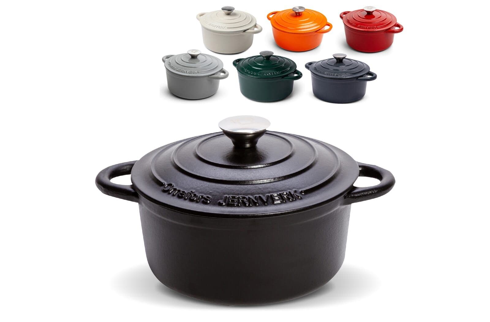 Orrefors Jernverk geëmailleerde braadpan 2.8L 1