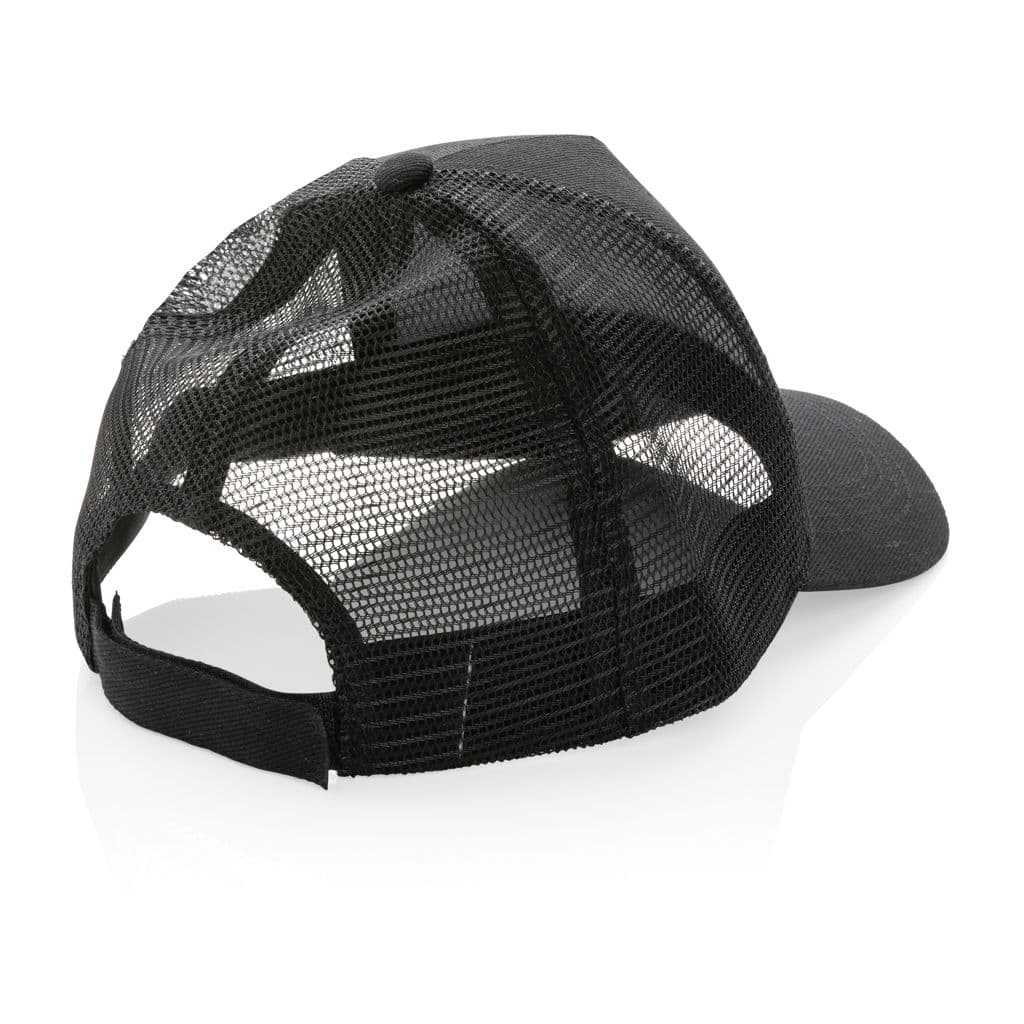 Impact AWARE™ 5 panel recycled katoenen truckercap thumbnail 3