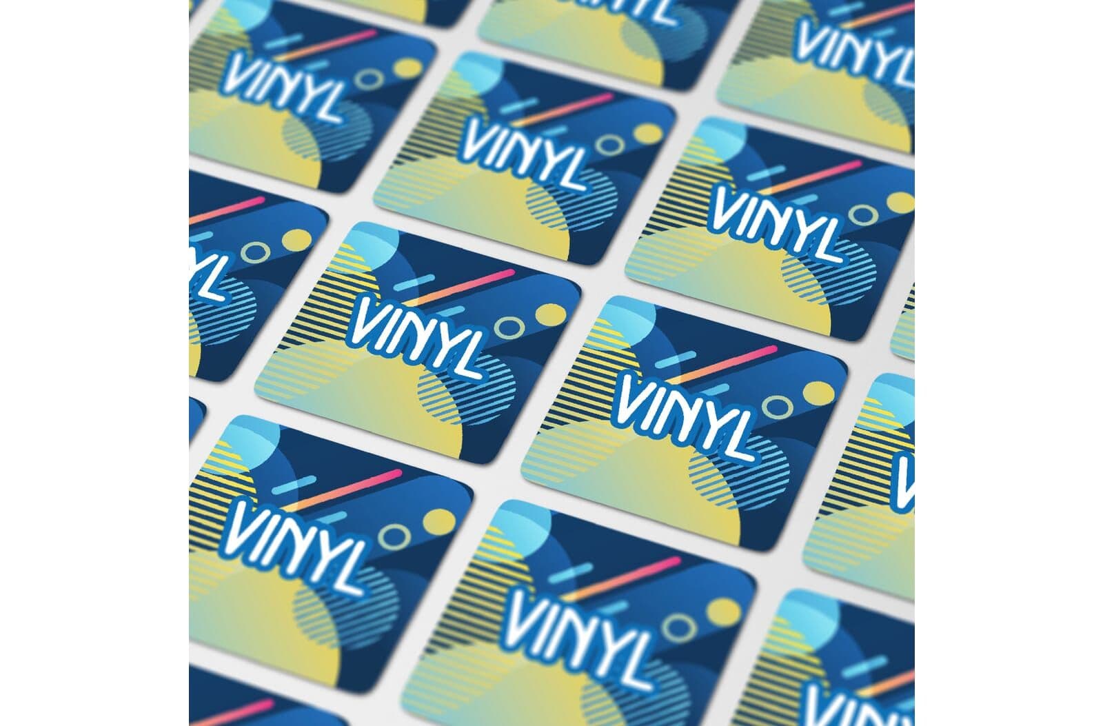 Vinyl Sticker Vierkant 30x30mm 1