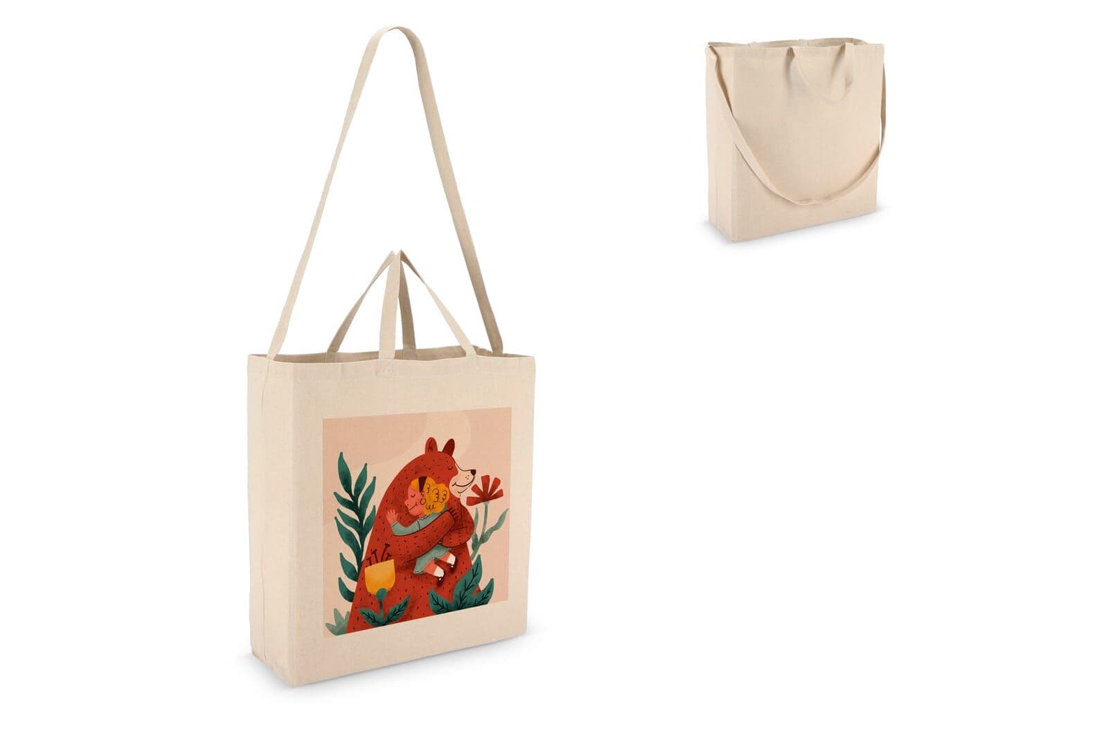 Katoen Tote OEKO-TEX® 40 x 13 x 44cm 220g/m² 1