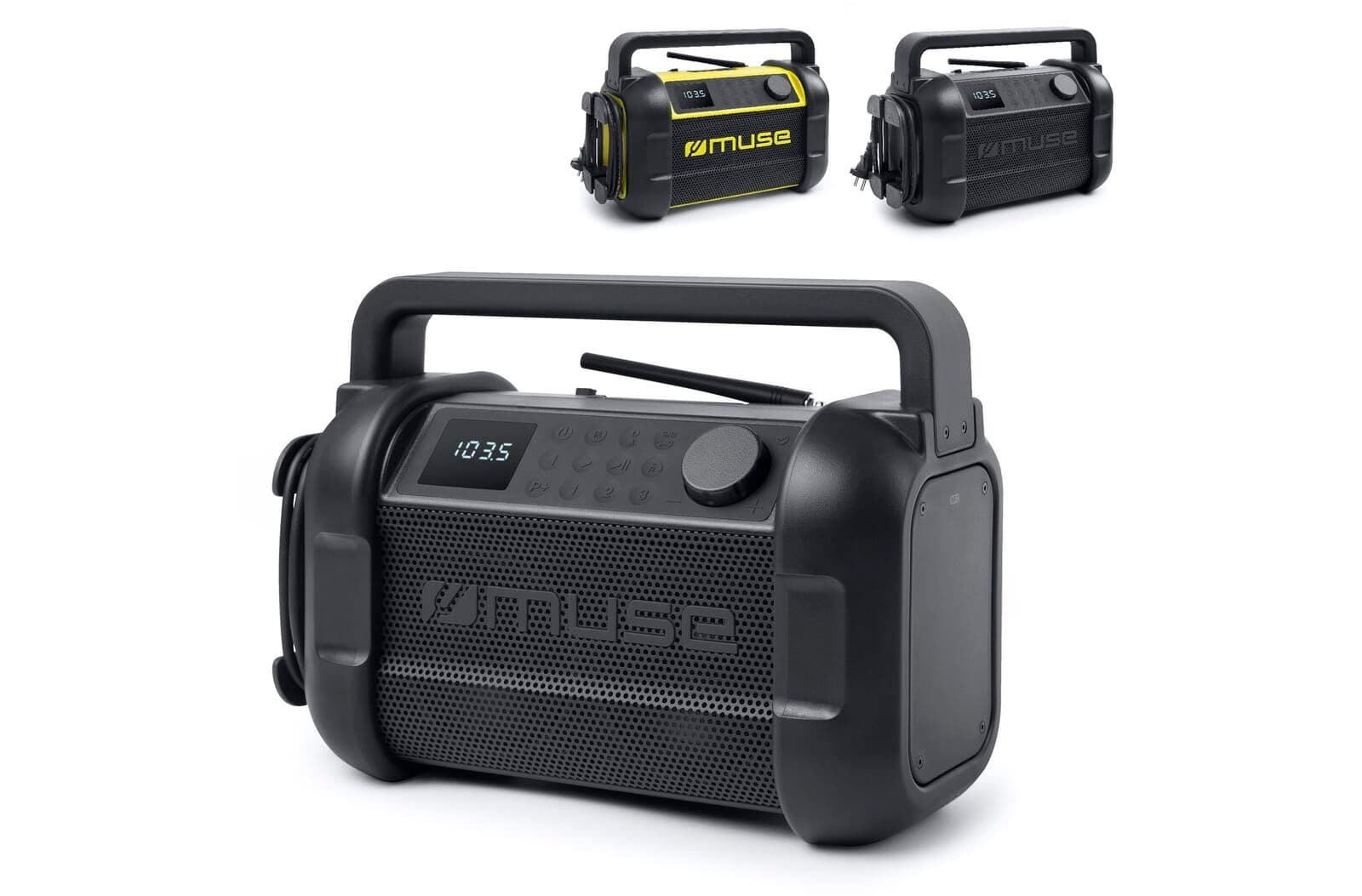 M-928 | Muse bouwradio met Bluetooth 20W met FM-radio 1