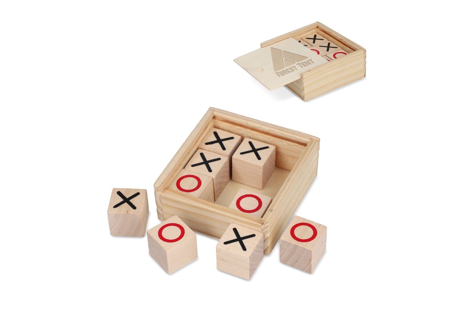 Tic Tac Toe houten in doos 1
