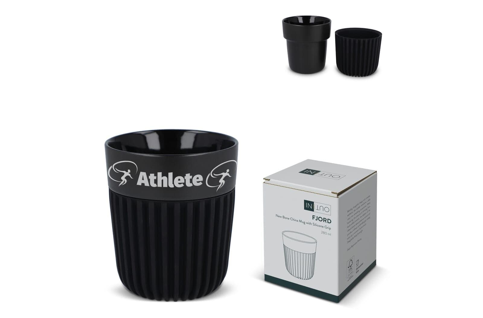 InSideOut All Black Premium Mug Fjord 280ml 1
