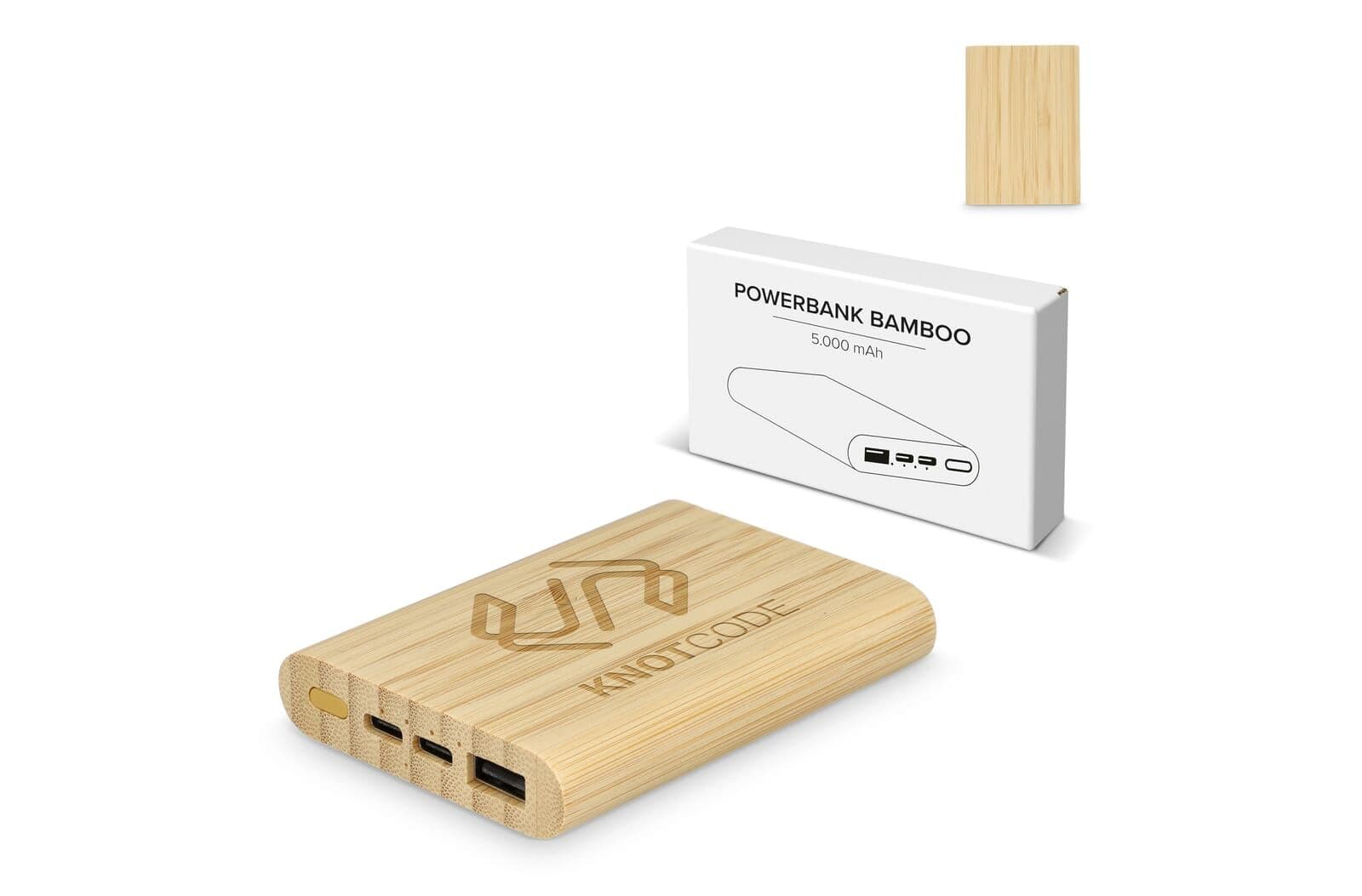 Powerbank Bamboo 5000 mAh 1