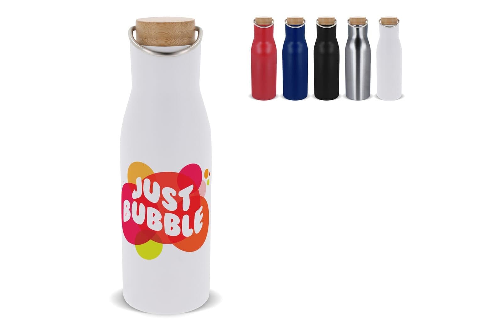 Thermo fles met bamboe deksel 500ml 1