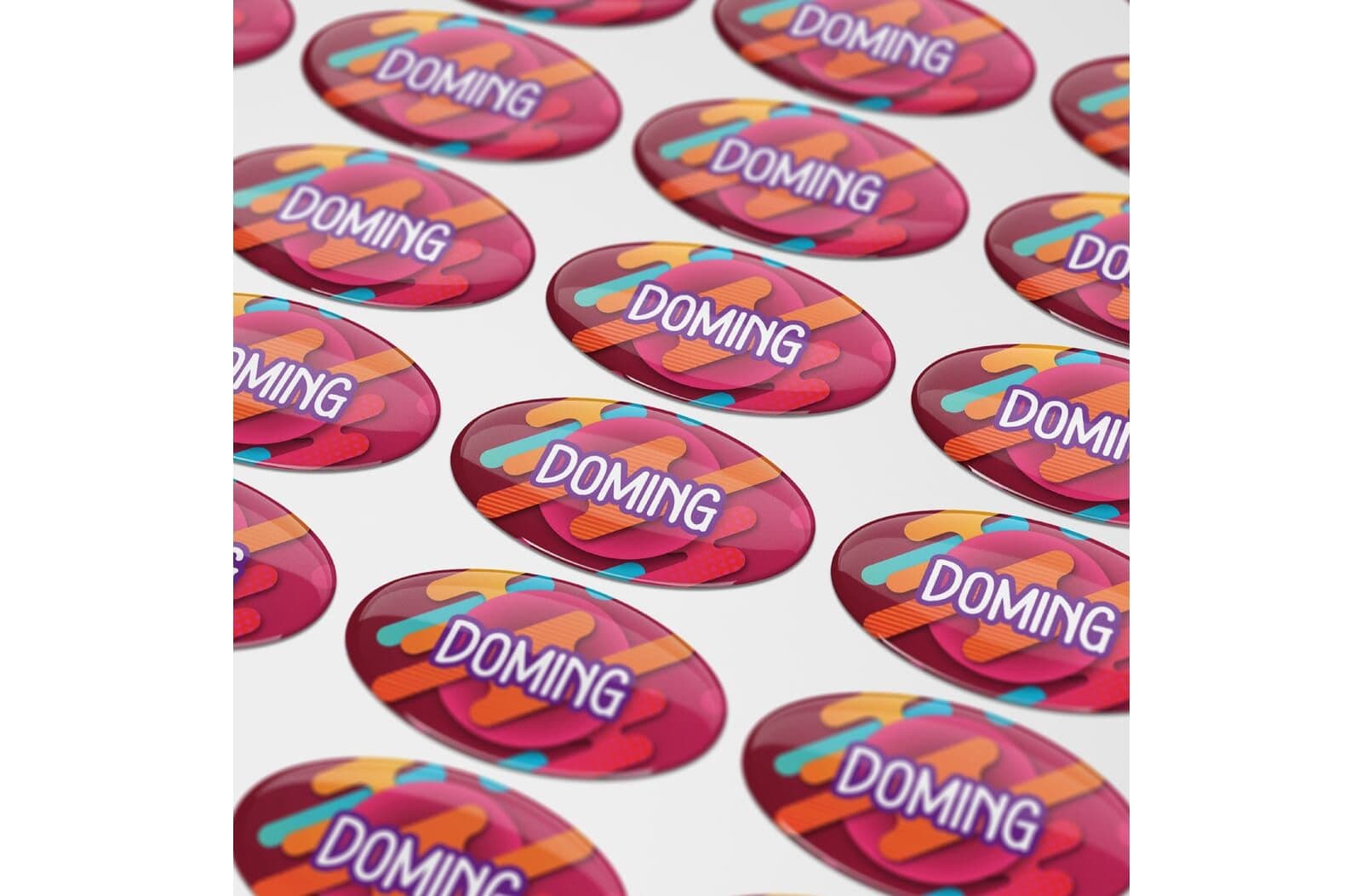 Doming Ovaal 40x20 mm 1