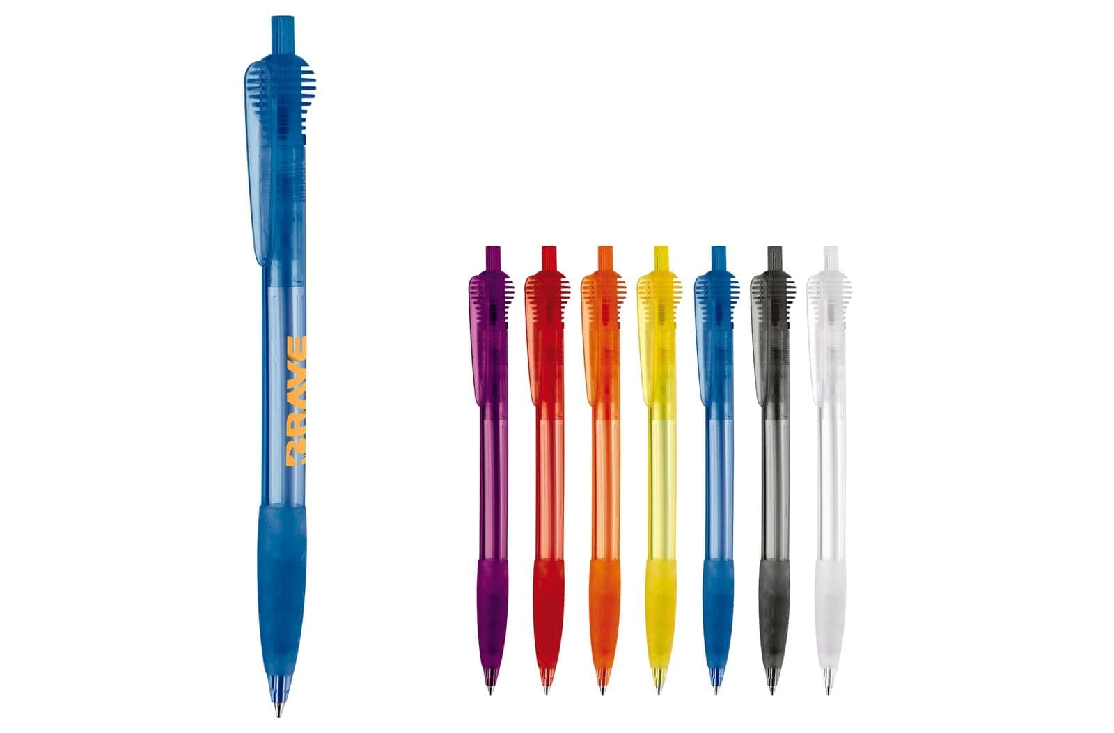 Balpen Cosmo grip transparant 1