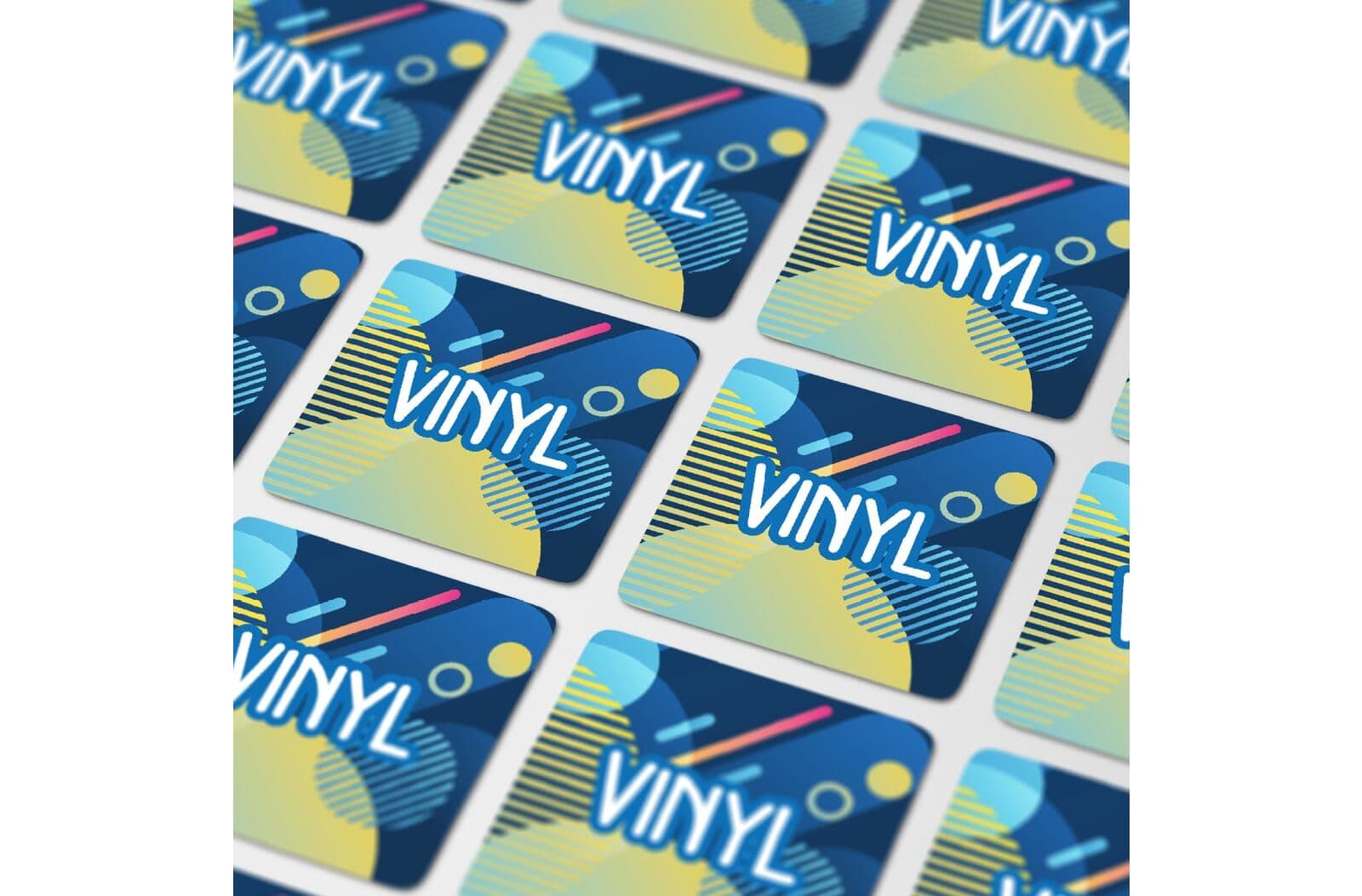 Vinyl Sticker Vierkant 50x50mm 1