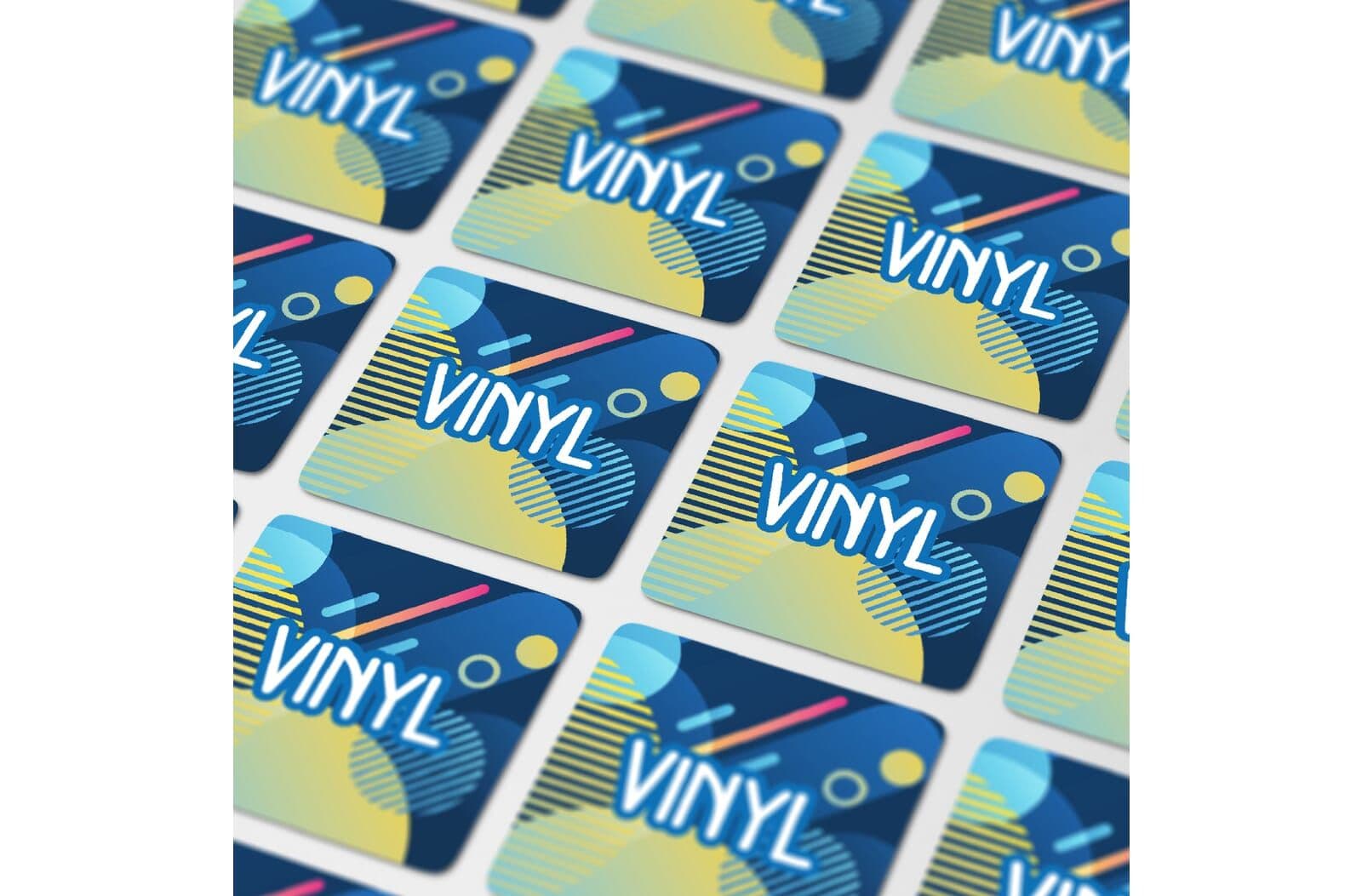 Vinyl Sticker Vierkant 40x40mm 1