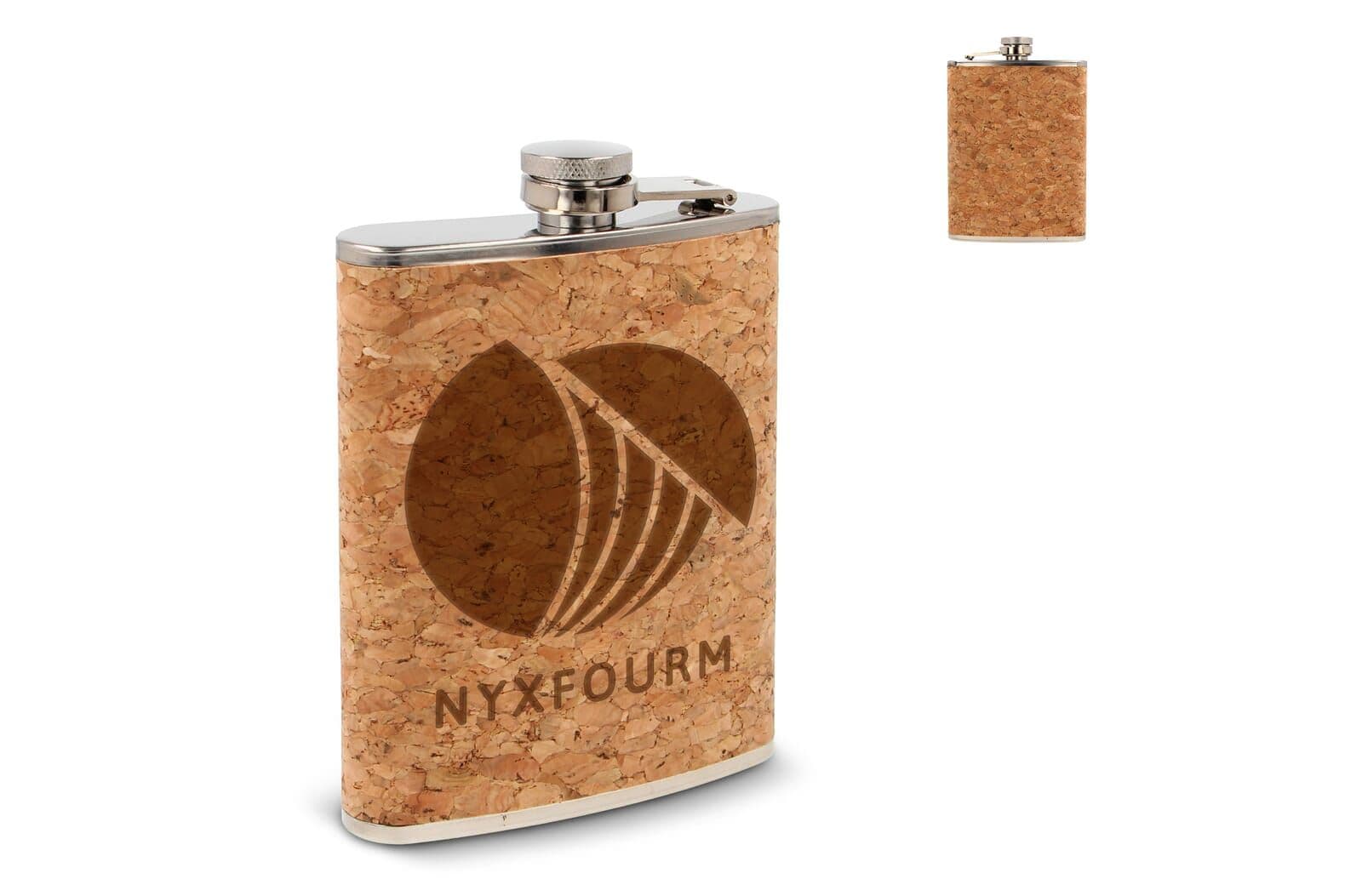 Heupfles kurk 220ml 1
