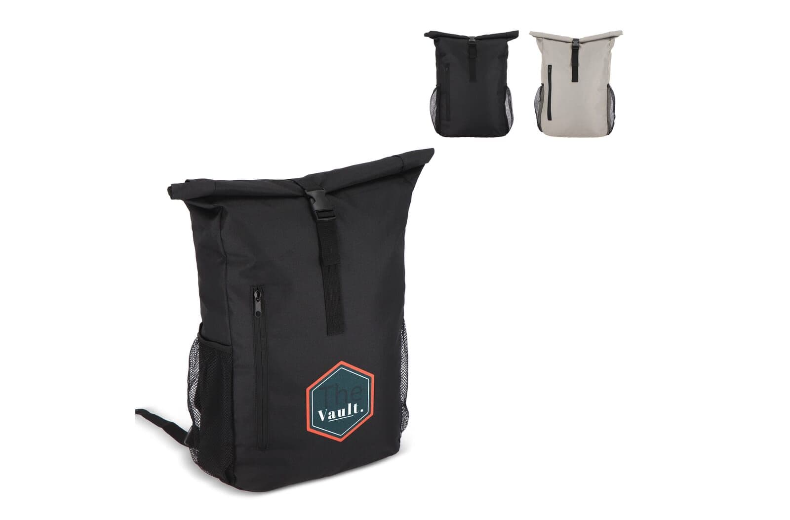 R-PET 600D Rolltop fietsrugzak 20L 1