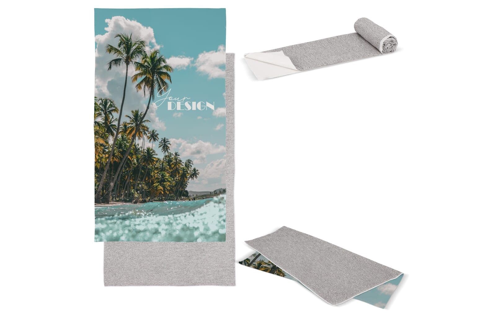 Sneldrogende handdoek R-PET 100 x 180 cm sublimatie 1