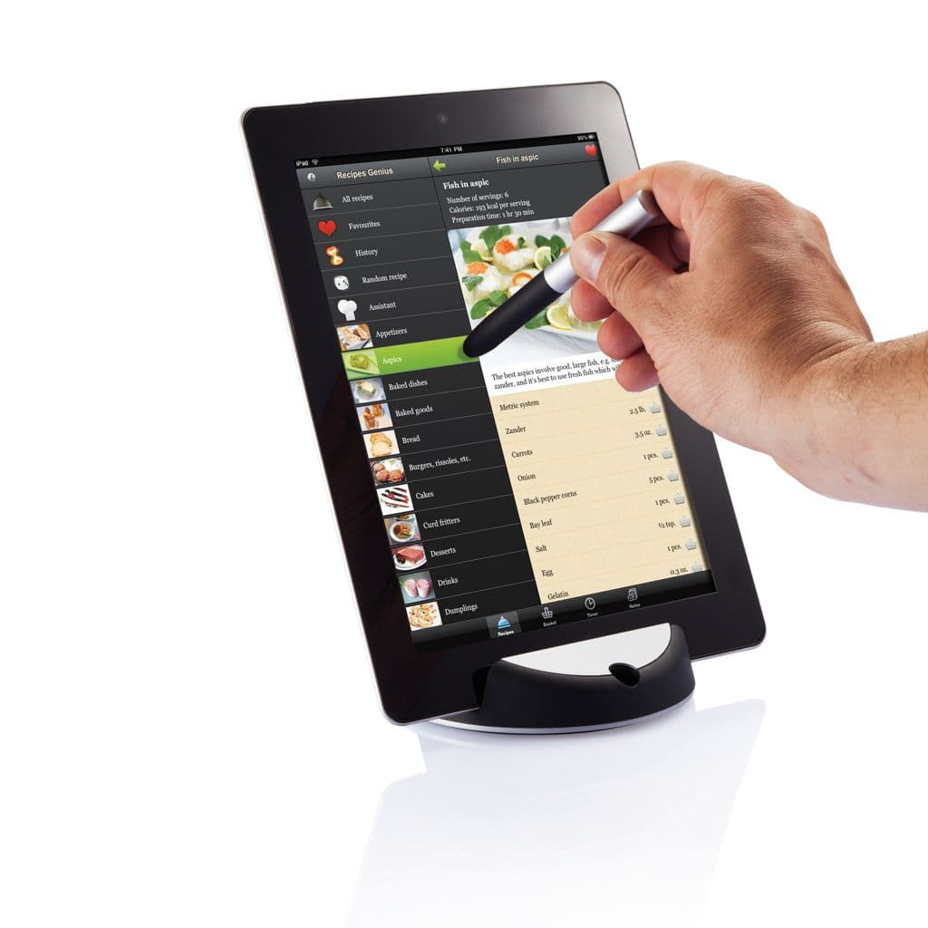 Chef tablet standaard met touchpen thumbnail 4