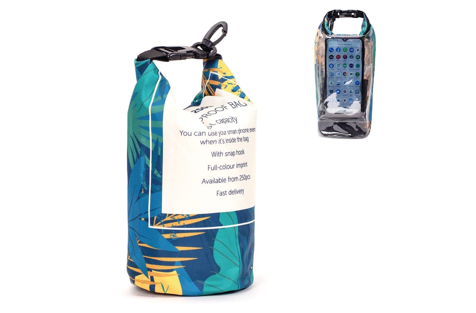 Custom-made waterwerende tas 2,5L IPX6 1