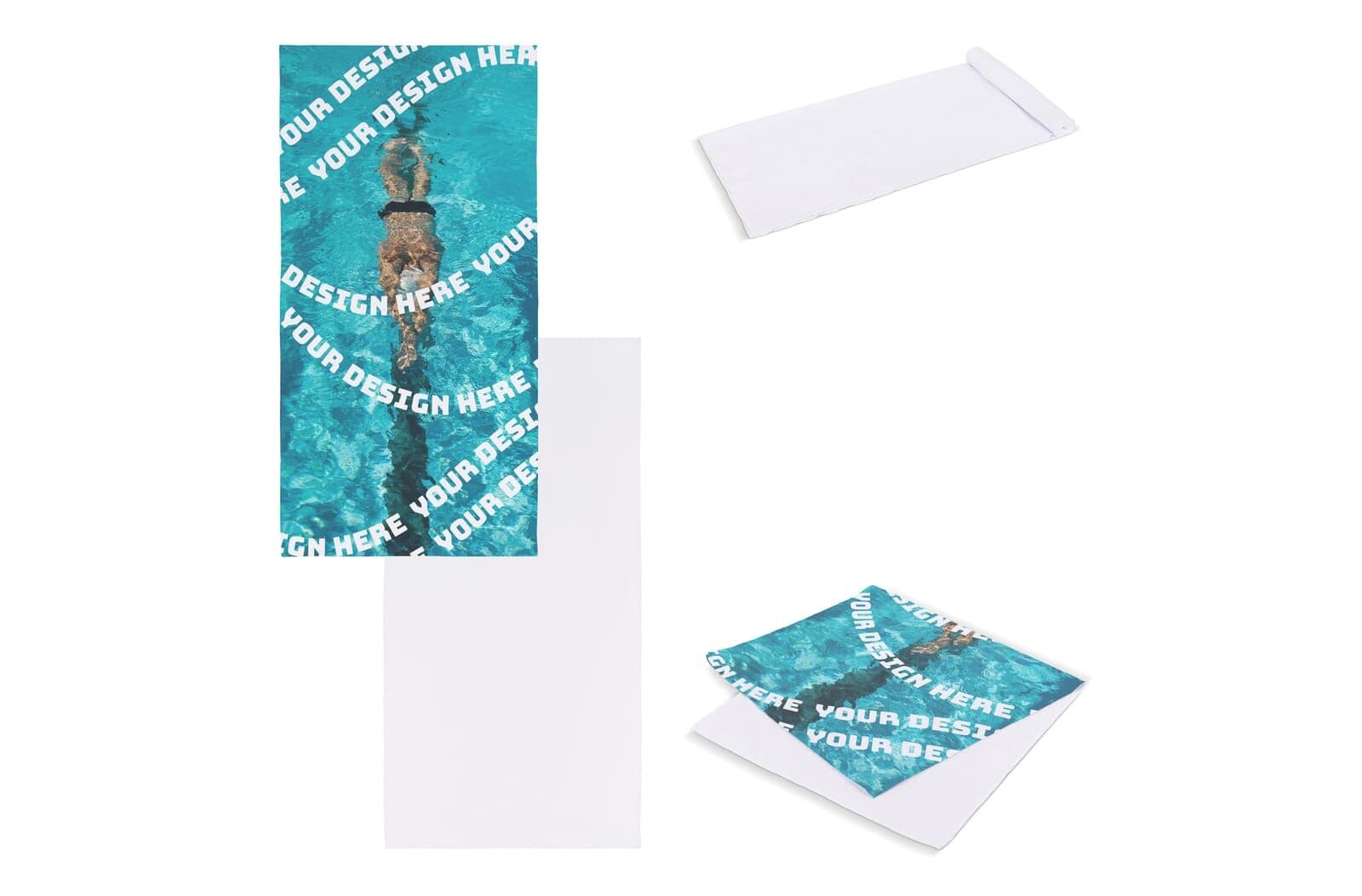 Sneldrogende handdoek 50x100cm (200 g/m²) sublimatie 1